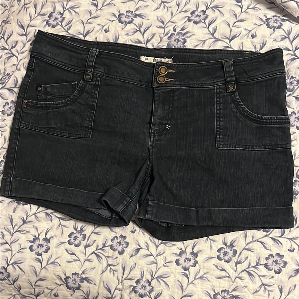 Dorothy Perkins Dark Denim Jean Shorts